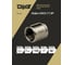 Муфта ДМЗ DN25 (1'') ВР латунь никель (упаковка 2 шт) ДМЗ.001.25Н 6
