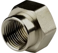 Муфта переходная ДМЗ DN15x20 (1/2"ВР х 3/4"ВР) латунь никель (упаковка 2 шт) ДМЗ.002.15х20Н2