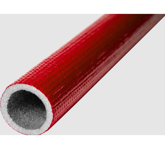 Теплоизоляция для труб K-FLEX PE COMPACT в красной оболочке 18/4 бухта 10м R040182103PECR
