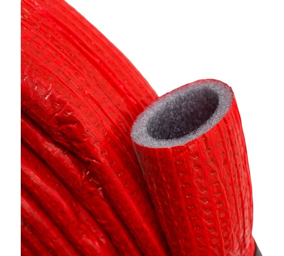 Теплоизоляция для труб K-FLEX PE COMPACT в красной оболочке 22/6 бухта 10м R060222103PECR