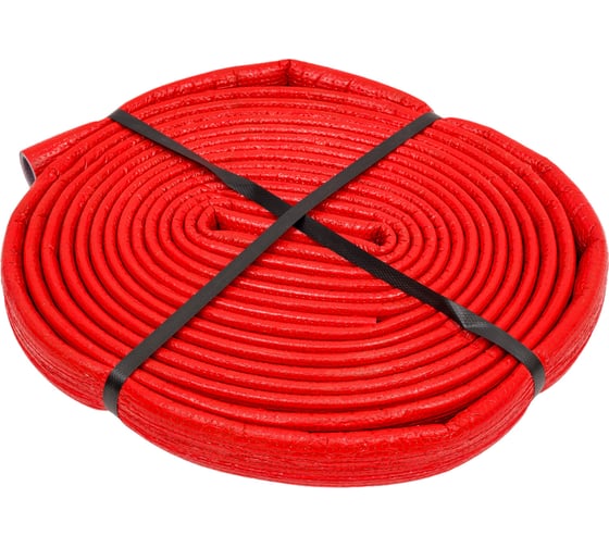 Теплоизоляция для труб K-FLEX PE COMPACT в красной оболочке 22/6 бухта 10м R060222103PECR