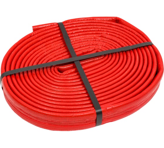 Теплоизоляция для труб K-FLEX PE COMPACT в красной оболочке 28/4 бухта 10м R040282103PECR