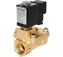 Клапан соленоидный (электромагнитный) STOUT SSV-0030-220020 непрямого (пилотного) действия RG0093L4SDS5T4