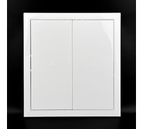 Люк сантехнический ревизионный KRAFTAIR 400x400 мм без замка двустворчатый Люк 400х400 бз