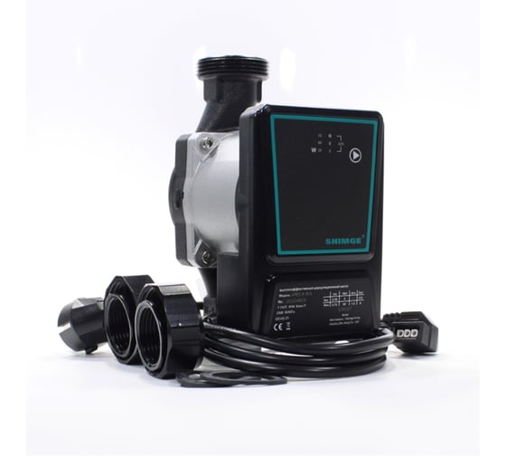 Насос циркуляционный SHIMGE APM-A 25-8-180 (1x220В; 90Вт), с гайками, L180 10111400107 1