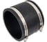 Гибкая муфта ZENIKA DN 110 диаметр труб 100-110 мм, EPDM с хомутом РТИ-00283 4