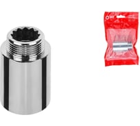 Удлинитель AV Engineering 3/4 вн.-нар. х 40 мм усиленный ХРОМ, (инд. упак.) AVE301047