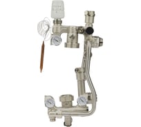 Блоки насосно-смесительные с термостатом OKSELER 20-60С, байпасом и перепускным клапаном без насоса 180 мм Oks00737