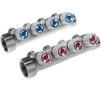 Коллектор с регулирующими вентилями Sibio 1x4 выходов, 1/ 2 нар SIB-XF25415 (4)