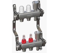 Коллекторная группа Sibio 1x2 выхода, евроконус 3/4 с расходомерами, автоматический воздухоотвод SIB-B1103 (2)