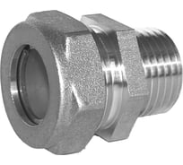 Муфта AQUAFLEX 20x3/4 ц/ш для трубы из нержавеющей стали, никель 773130