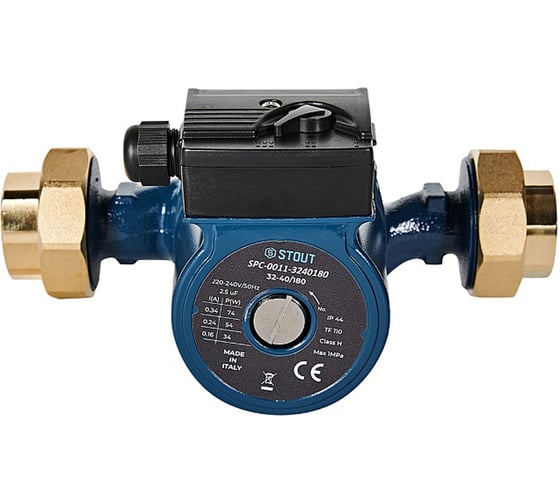Циркуляционный насос STOUT SPC-0011-3240180 32-40/180 220/240V 50Hz с латун RG0093JHDQS8NU