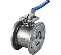 Кран шаровый межфланцевый под привод NEWKEY (1PC) нержавеющий, AISI304 DN 100 (4"), (CF8), PN16 NK-BIFp100/4