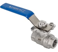 Кран шаровый муфтовый под привод NEWKEY (2PC) нержавеющий, AISI304 DN15 (1/2"), (CF8), PN64 NK-BMp15/4