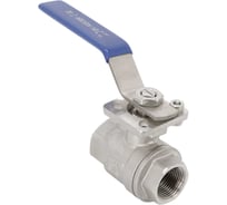 Кран шаровый муфтовый под привод NEWKEY (2PC) нержавеющий, AISI304 DN20 (3/4"), (CF8), PN64 NK-BMp20/4