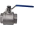Кран шаровый муфтовый двусоставной нержавеющий NEWKEY (2PC) AISI304 DN65 (2_1/2"), (CF8), PN25 NK-BML65/4 4