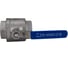 Кран шаровый муфтовый двусоставной нержавеющий NEWKEY (2PC) AISI304 DN65 (2_1/2"), (CF8), PN25 NK-BML65/4 5