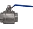Кран шаровый муфтовый двусоставной нержавеющий NEWKEY (2PC) AISI304 DN80 (3"), (CF8), PN25 NK-BML80/4 4