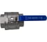 Кран шаровый муфтовый двусоставной нержавеющий NEWKEY (2PC) AISI304 DN80 (3"), (CF8), PN25 NK-BML80/4 5