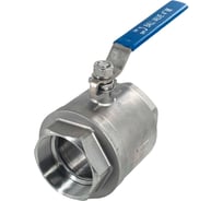 Кран шаровый муфтовый двусоставной нержавеющий NEWKEY (2PC) AISI304 DN 100 (4"), (CF8), PN16 NK-BML100/4