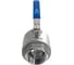 Кран шаровый муфтовый двусоставной нержавеющий NEWKEY (2PC) AISI316 DN80 (3"), (CF8M), PN25 NK-BML80/6 2