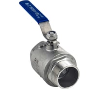 Кран шаровый муфтовый двусоставной NEWKEY (2PC) ВР/НР, нержавеющий AISI304 DN50 (2"), (CF8), PN40 NK-BMFL50/4