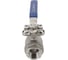 Кран шаровый муфтовый под привод NEWKEY нержавеющий (2PC), AISI304 DN40 (1_1/2"), (CF8), PN40 NK-BMp40/4 4