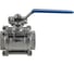 Кран шаровый муфтовый под привод NEWKEY нержавеющий (3PC), AISI304 DN50 (2"), (CF8), PN40 NK-BMTp50/4 4