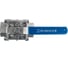Кран шаровый муфтовый под привод NEWKEY нержавеющий (3PC), AISI316 DN65 (2_1/2"), (CF8M), PN25 NK-BMTp65/6 4