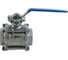 Кран шаровый муфтовый под привод NEWKEY нержавеющий (3PC), AISI316 DN50 (2"), (CF8M), PN40 NK-BMTp50/6 4