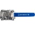 Кран шаровый муфтовый под привод NEWKEY нержавеющий (3PC), AISI316 DN50 (2"), (CF8M), PN40 NK-BMTp50/6 5