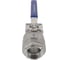 Кран шаровый муфтовый под привод NEWKEY нержавеющий (2PC), AISI304 DN80 (3"), (CF8), PN25 NK-BMp80/4 2
