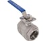 Кран шаровый муфтовый под привод NEWKEY нержавеющий (2PC), AISI304 DN80 (3"), (CF8), PN25 NK-BMp80/4 3