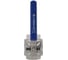 Кран шаровый муфтовый под привод NEWKEY нержавеющий (2PC), AISI304 DN80 (3"), (CF8), PN25 NK-BMp80/4 5