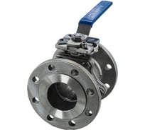 Кран шаровый фланцевый под привод нержавеющий NEWKEY (2PC), AISI304 DN80 (3"), (CF8), PN16 NK-BFtp(2PC)80/4