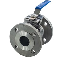 Кран шаровый фланцевый под привод нержавеющий NEWKEY (2PC), AISI304 DN50 (2"), (CF8), PN16 NK-BFtp(2PC)50/4