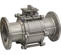 Кран шаровый фланцевый под привод нержавеющий NEWKEY (3PC), AISI304 DN 150 (6"), (CF8), PN16 NK-BFp150/4