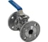 Кран шаровый фланцевый под привод нержавеющий NEWKEY (3PC), AISI304 DN25 (1"), (CF8), PN16 NK-BFp25/4 3