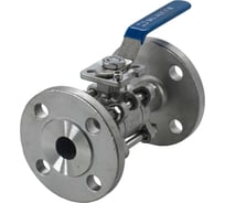 Кран шаровый фланцевый под привод нержавеющий NEWKEY (3PC), AISI304 DN20 (3/4"), (CF8), PN16 NK-BFp20/4