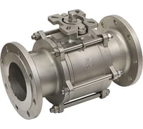 Кран шаровый фланцевый под привод нержавеющий NEWKEY (3PC), AISI316 DN 125 (5"), (CF8M), PN16 NK-BFp125/6