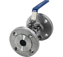 Кран шаровый фланцевый трехсоставной нержавеющий NEWKEY (3PC), AISI304 DN25 (1"), (CF8), PN16 NK-BF25/4