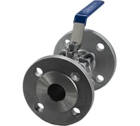 Кран шаровый фланцевый трехсоставной нержавеющий NEWKEY (3PC), AISI304 DN40 (1_1/2"), (CF8), PN16 NK-BF40/4