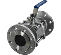 Кран шаровый фланцевый трехсоставной нержавеющий NEWKEY (3PC), AISI304 DN80 (3"), (CF8), PN16 NK-BF80/4