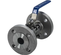 Кран шаровый фланцевый трехсоставной нержавеющий NEWKEY (3PC), AISI316 DN25 (1"), (CF8M), PN16 NK-BF25/6