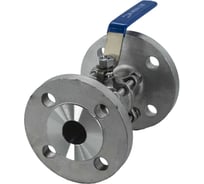Кран шаровый фланцевый трехсоставной нержавеющий NEWKEY (3PC), AISI316 DN32 (1_1/4"), (CF8M), PN16 NK-BF32/6