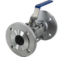 Кран шаровый фланцевый трехсоставной нержавеющий NEWKEY (3PC), AISI316 DN50 (2"), (CF8M), PN16 NK-BF50/6