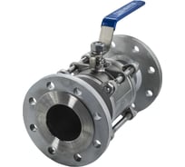 Кран шаровый фланцевый трехсоставной нержавеющий NEWKEY (3PC), AISI316 DN80 (3"), (CF8M), PN16 NK-BF80/6