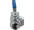 Кран шаровый трехходовой NEWKEY (L-тип) нержавеющий, AISI304 DN50 (2"), (CF8), PN40 NK-BTl50/4 2