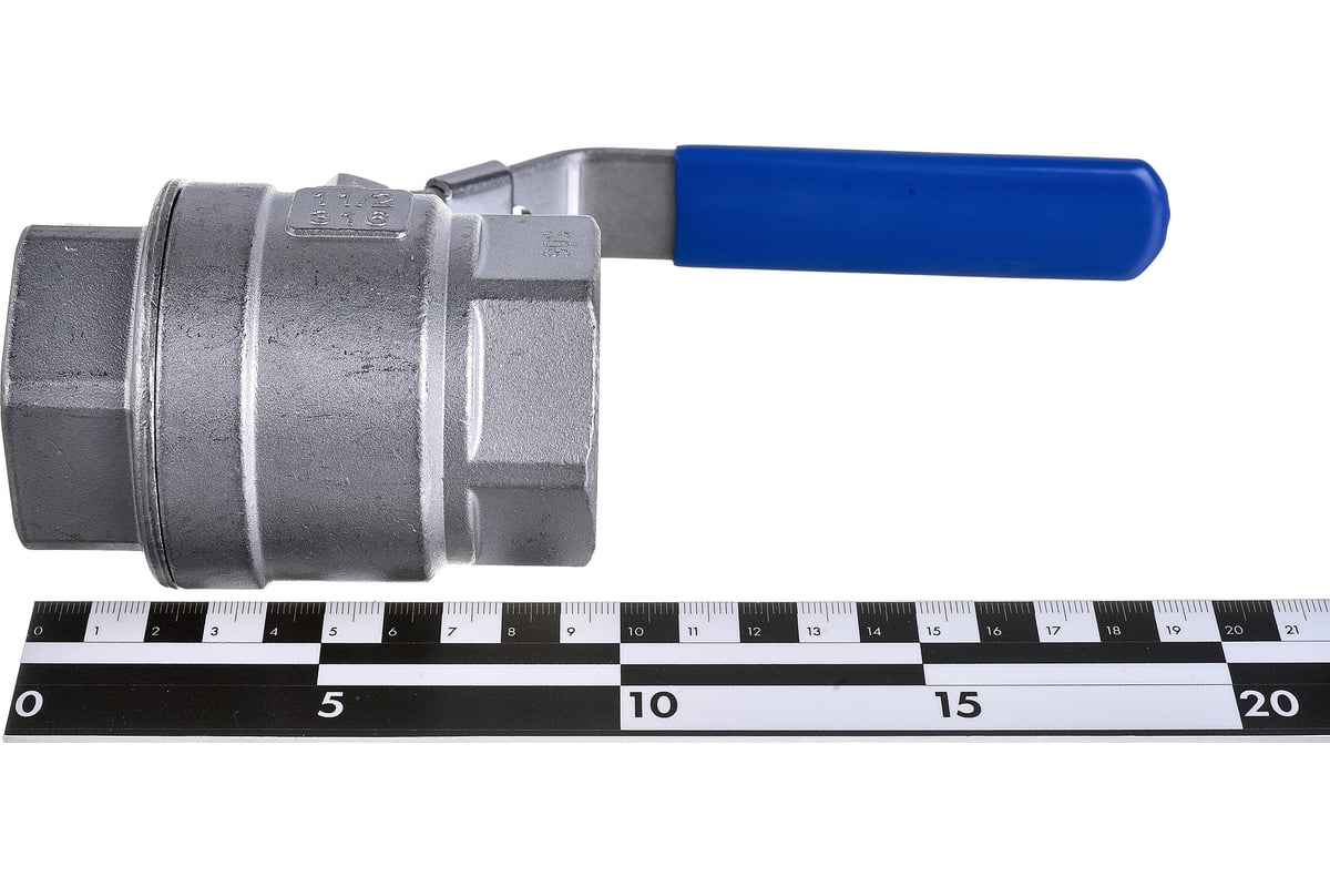 Шаровый кран DN.ru полнопроходной КШМП.316.230-h Ду40 Ру64 SS316 ...