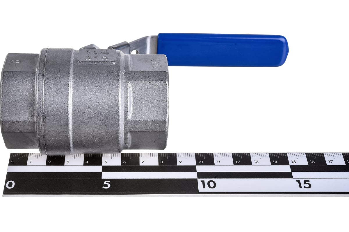 Шаровый кран DN.ru полнопроходной КШМП.316.230-h Ду32 Ру64 SS316 ...